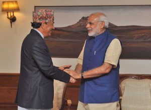 Kamal-Thapa-and-Narendra-Modi-shake-hands