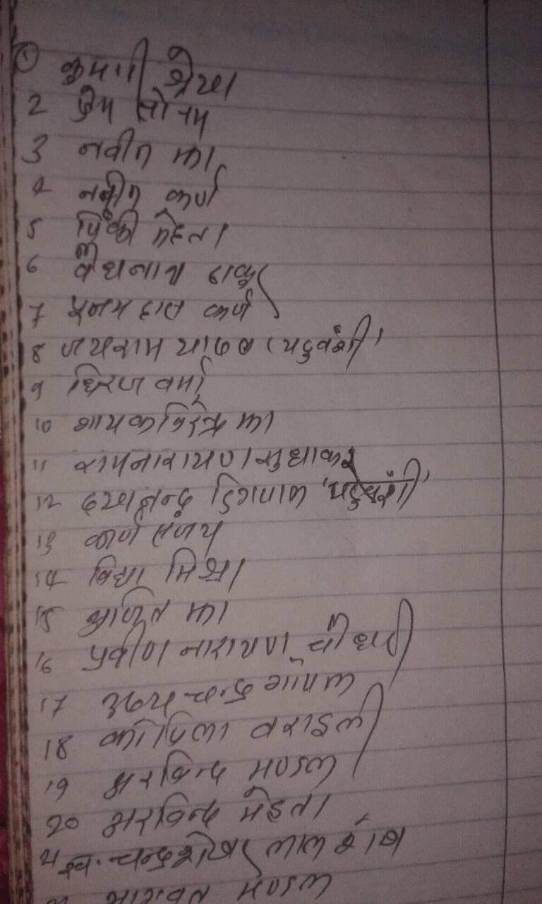 maithili-list
