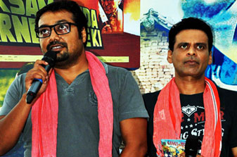 Anurag Kashyap with actor Manoj Bajpai