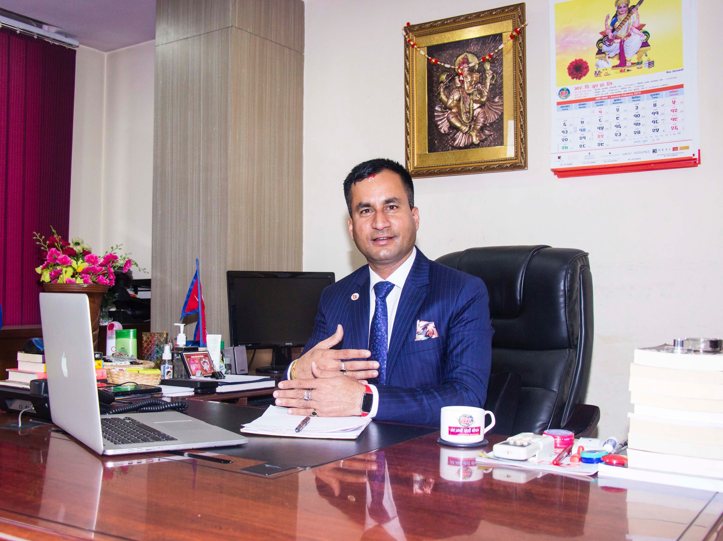 rupesh pandey a businessman from birgunj famous in kathmandu 