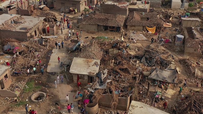 On 31 March 2019, a tornado struck the Bara and Parsa districts of Nepal