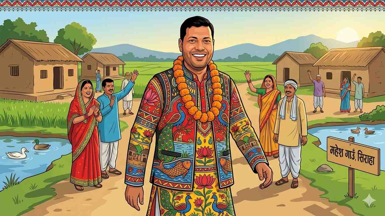 Dr. Shambhu Prasad Yadav, an elected MP from Siraha-03 of RSP